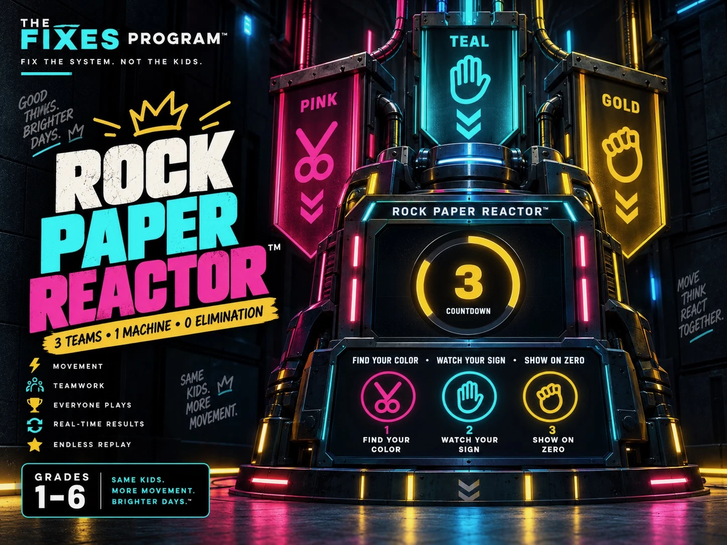 Rock Paper Reactor™