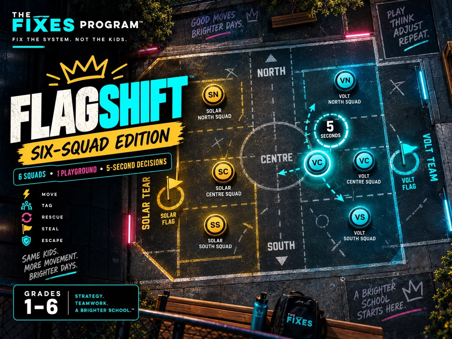 FLAGSHIFT™ Six-Squad