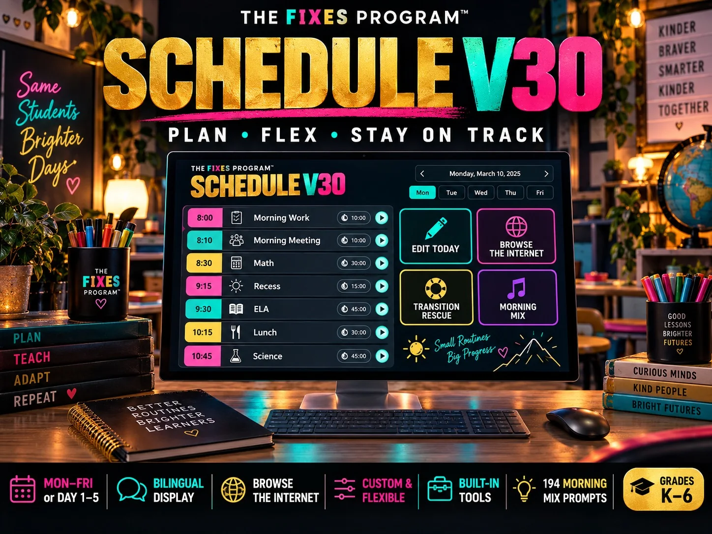 The Fixes Schedule V30 cover
