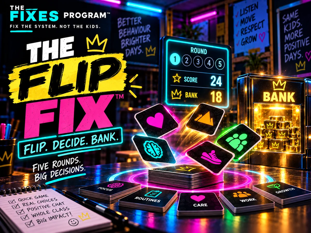 The Flip Fix™ original cover artwork