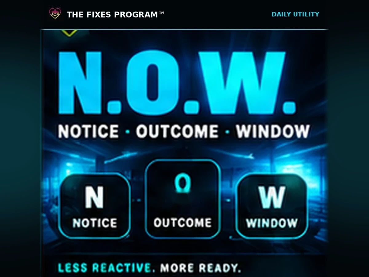 The Fixes™ N.O.W.